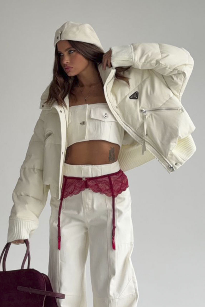 Prada Женская куртка premium - White