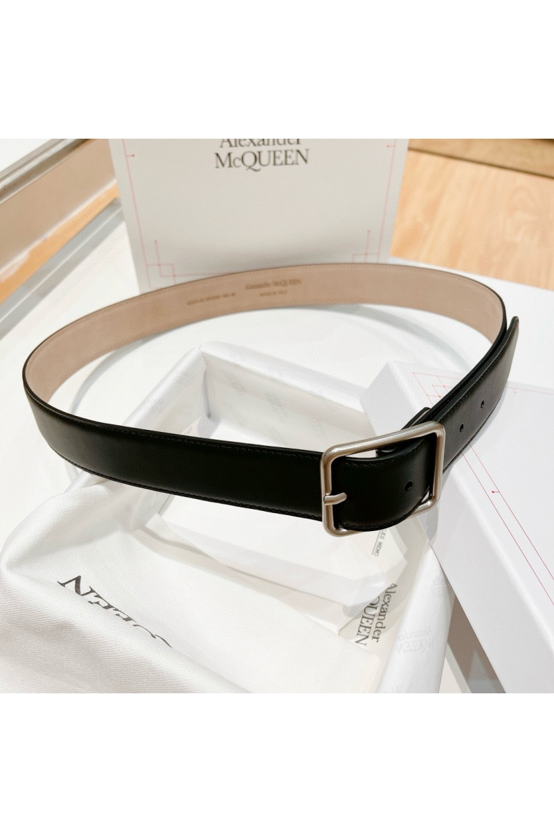Alexander McQueen Кожаный ремень Premium (ширина 3.5 см)