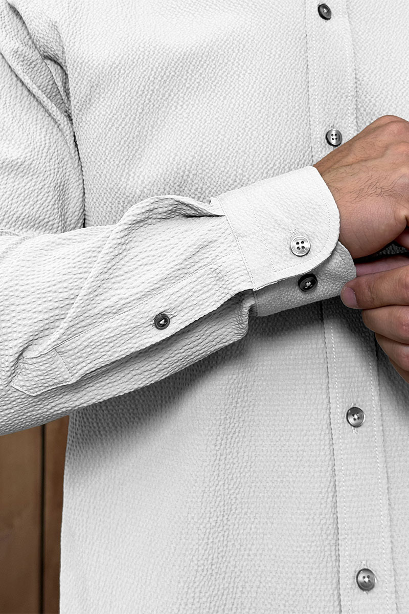 Etro Мужская белая рубашка Pegasus logo