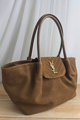 Замшевая сумка Le 5 a 7 40x22