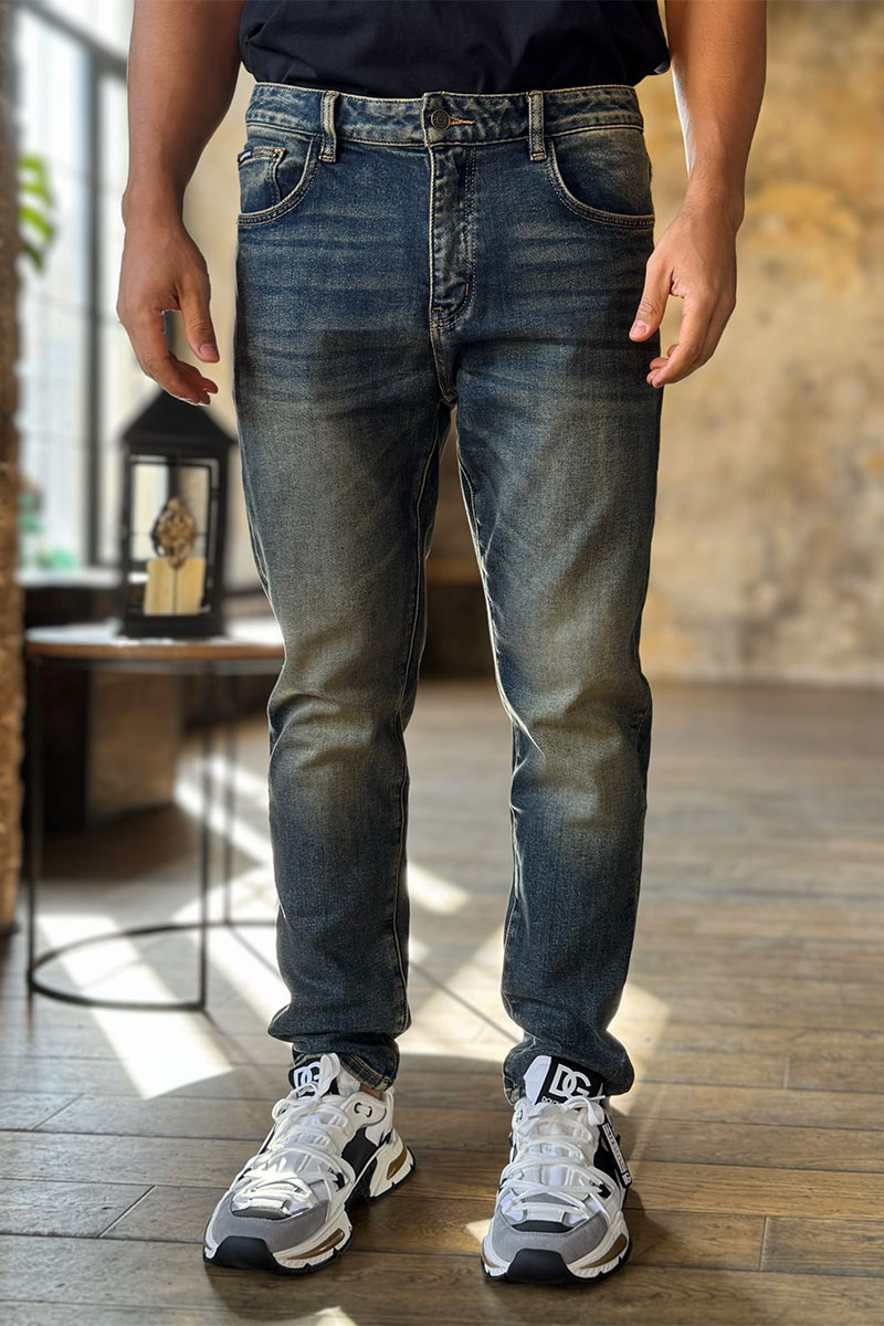 Dоlсе & Gаbbаnа Мужские синие джинсы Premium