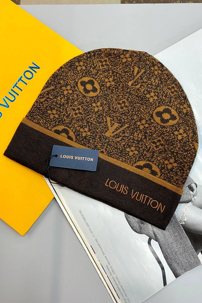 Lоuis Vuittоn Комплект из шапки и шарфа Monogram 180x33 см