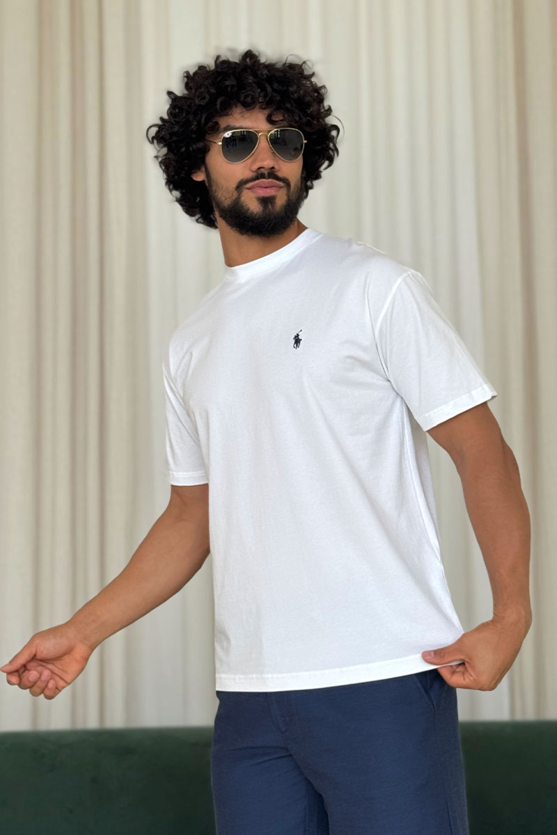 Polo Ralph Lauren Мужская белая футболка 