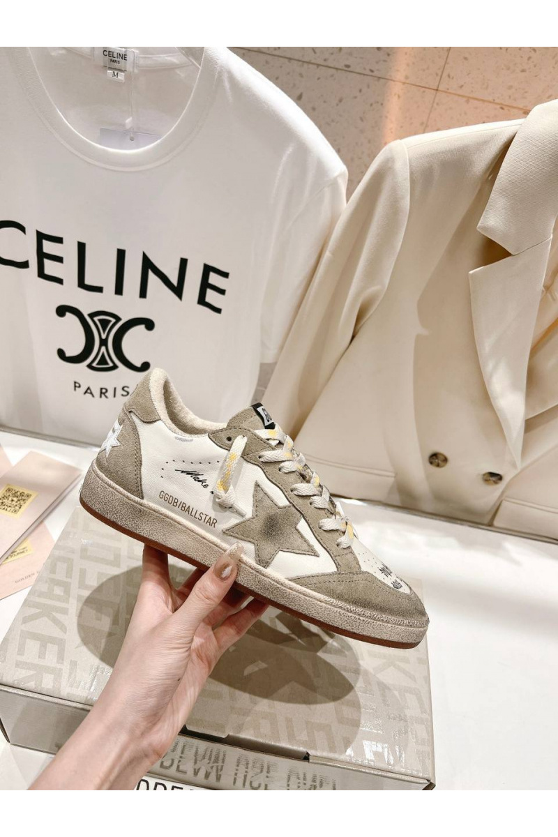 Designer Clothing Женские кожаные кроссовки Golden Goose Ball Star premium