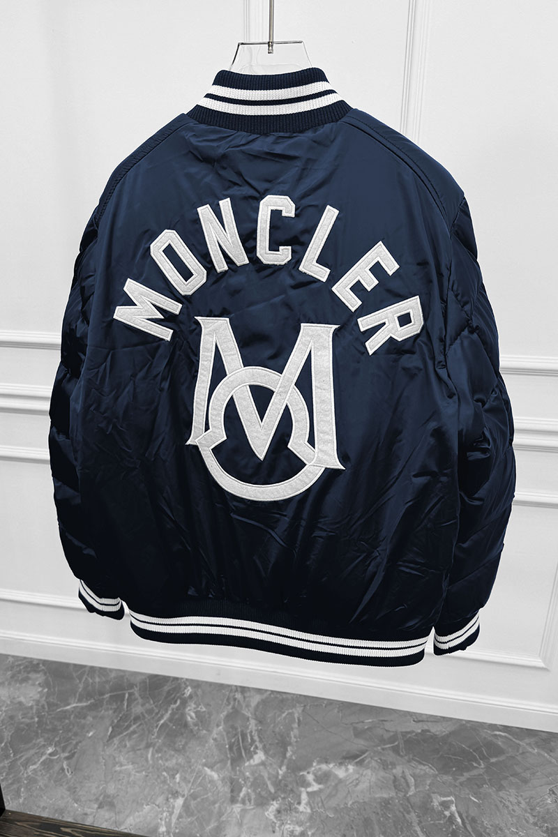 Moncler Утеплённый бомбер Dives - Navy