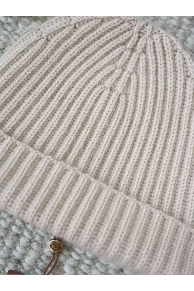 Loro Piana Кашемировая шапка premium - Beige 