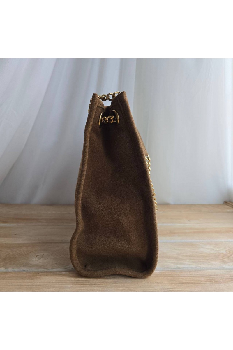 Yves Saint Laurent Замшевая сумка 32x25 см