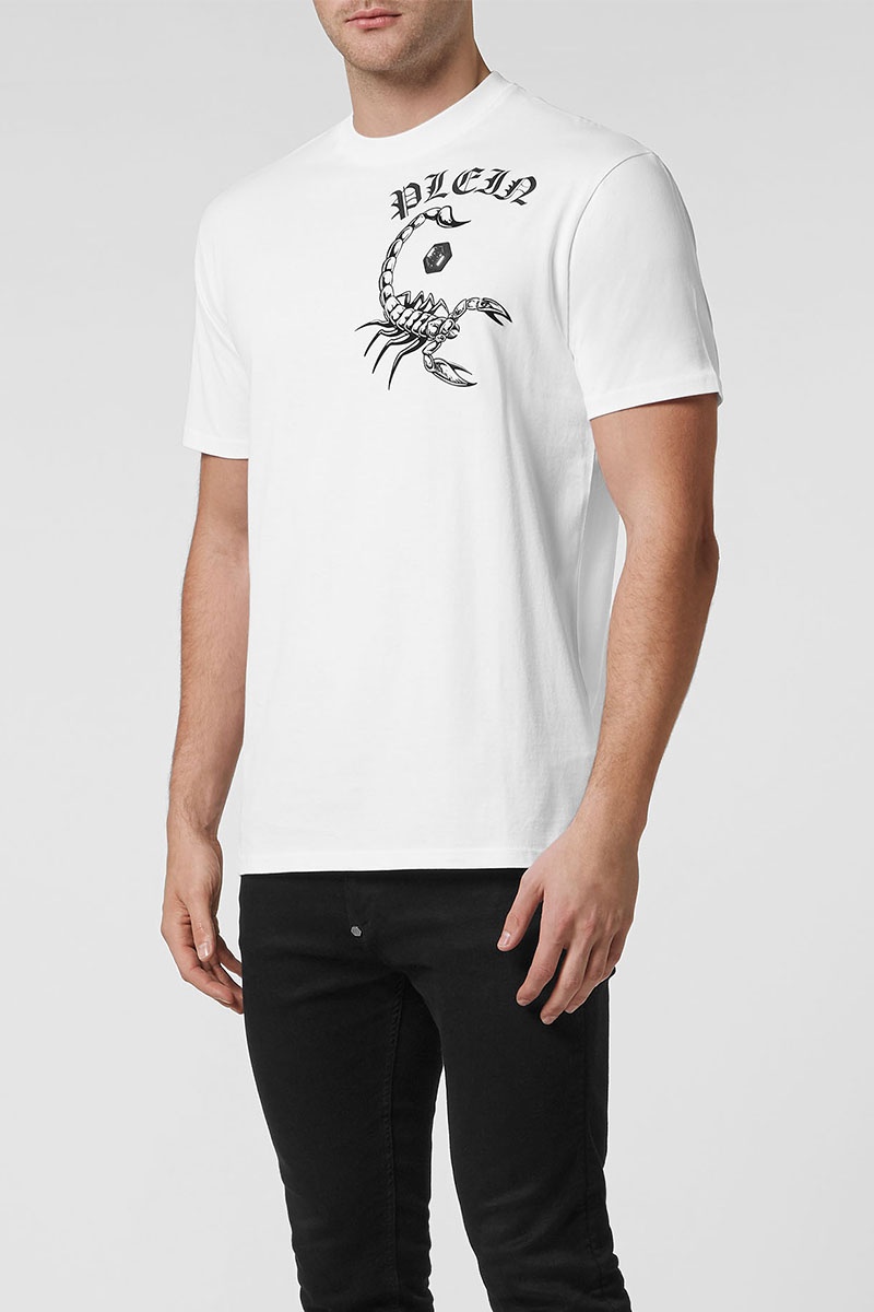 Philliр Рlеin Футболка белого цвета Scorpion 