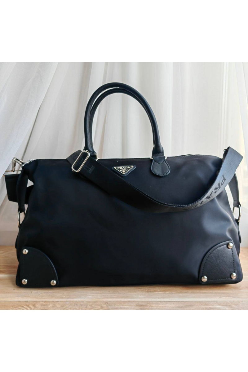 Prada Дорожная сумка  logo-plaque 45x26 см