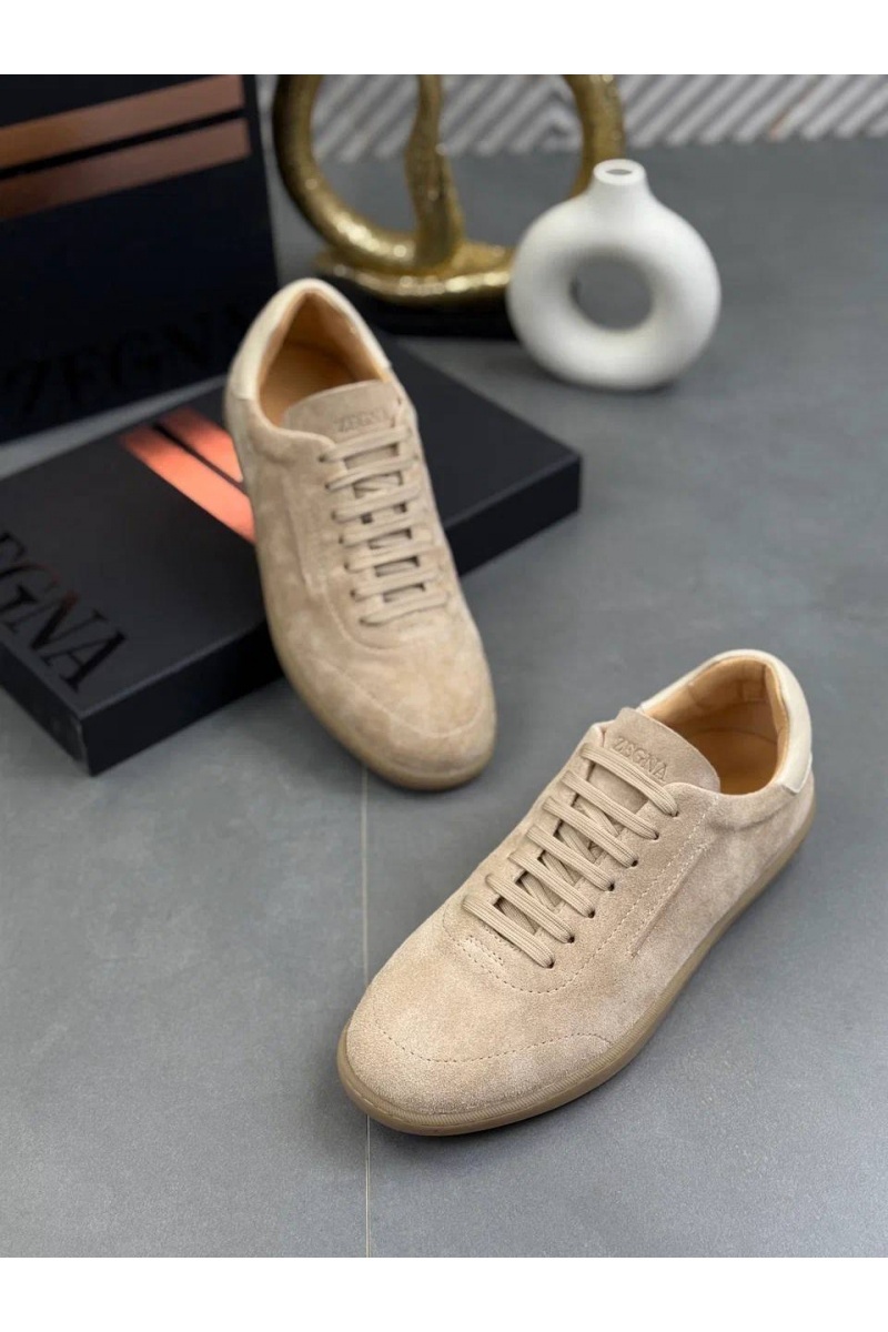Zegna Мужские замшевые кроссовки "232"