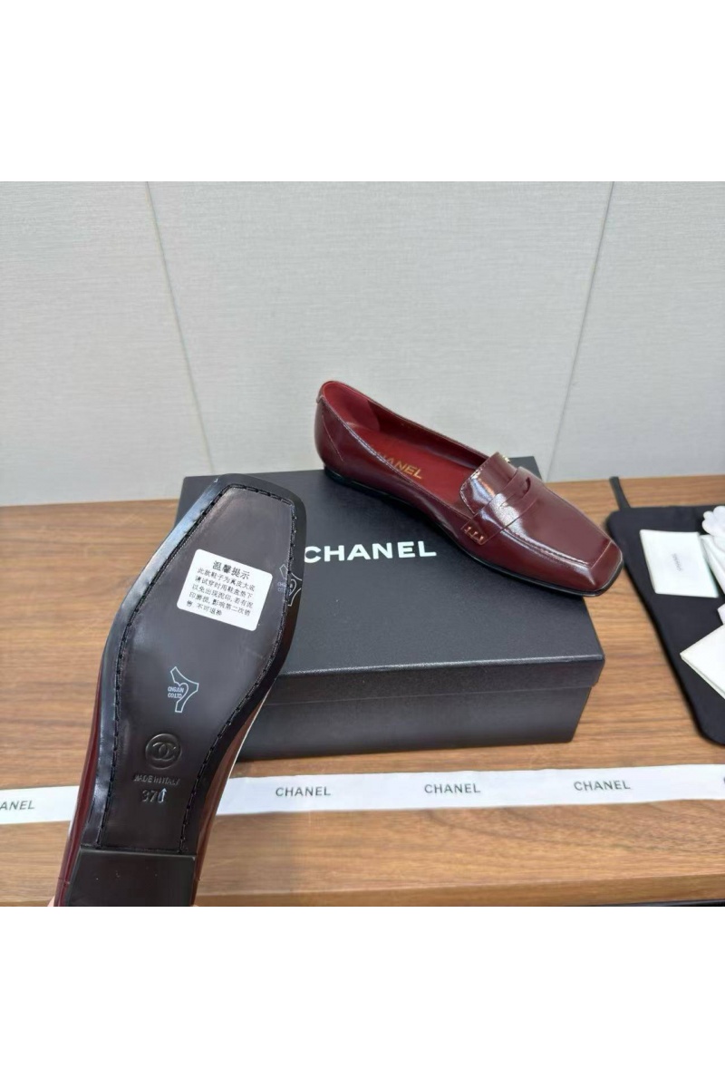 Chаnеl Женские кожаные лоферы premium