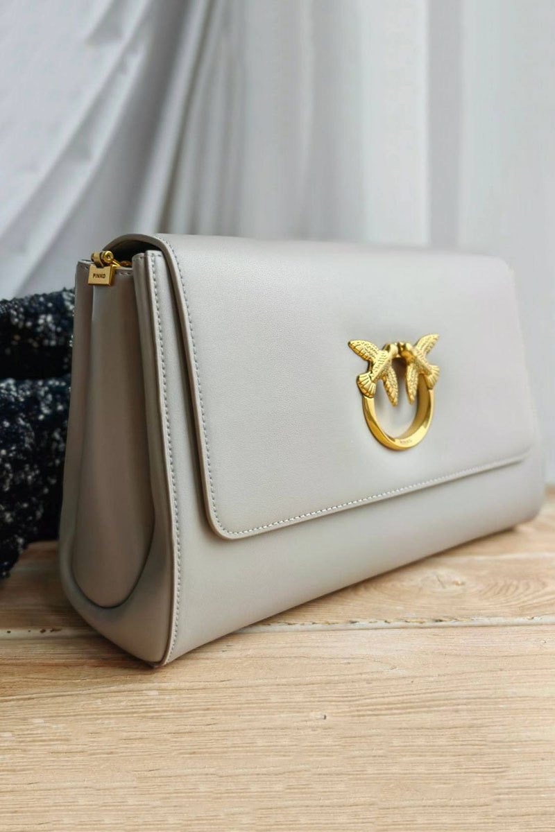  Женская кожаная сумка 35x21 см (3 расцветки)