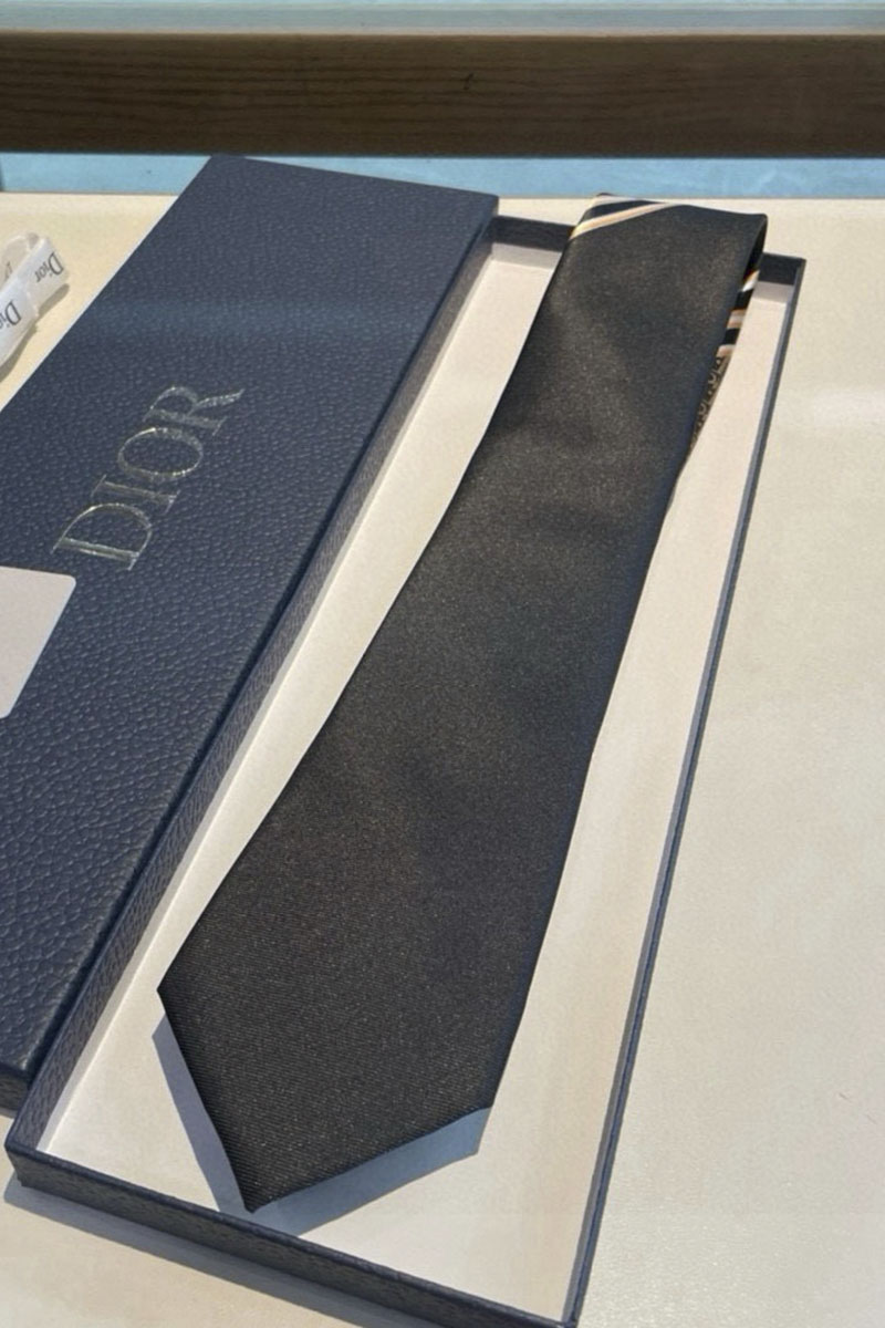 Dior Галстук Oblique premium - Black