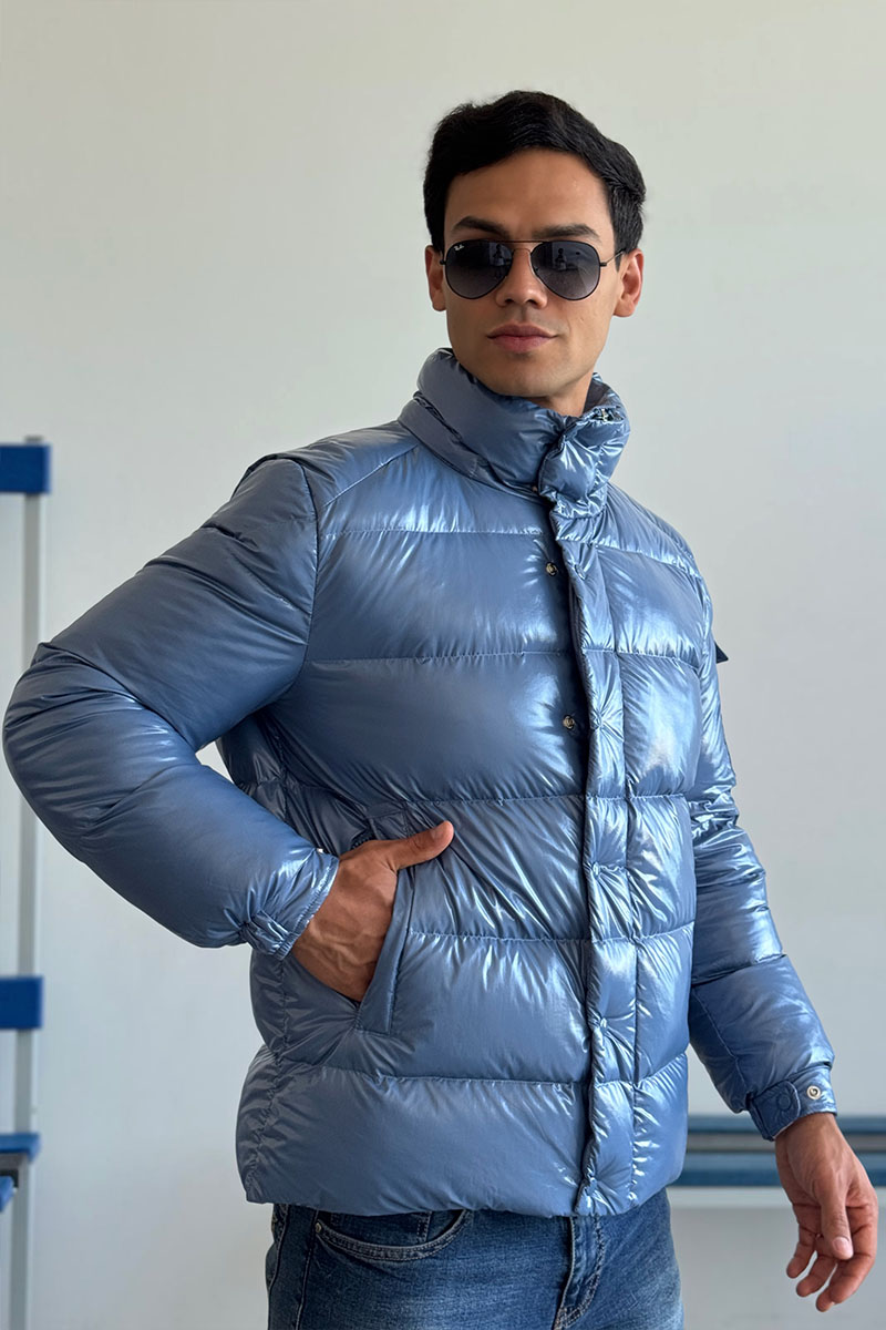 Moncler Мужской пуховик Maya 70 - Blue 