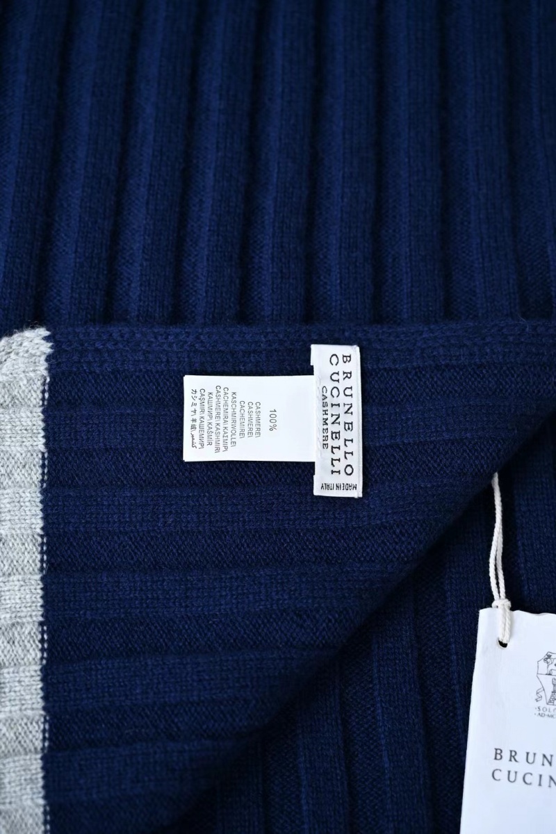 Designer Кашемировый шарф premium - Purplish Blue