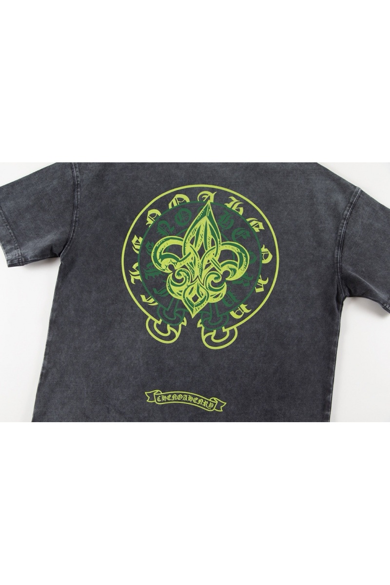 Designer Clothing Серая оверсайз футболка Gothic logo 