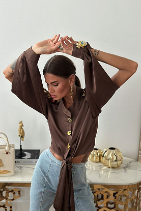 Женская рубашка Brown