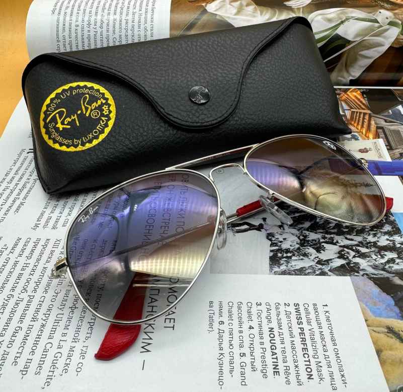 Ray Ban Солнцезащитные очки Aviator Large Metal