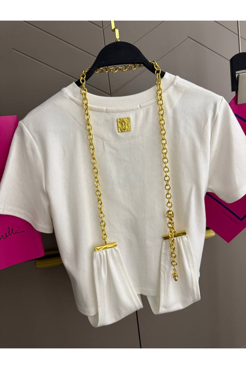 Schiaparelli Женская базовая футболка premium - White