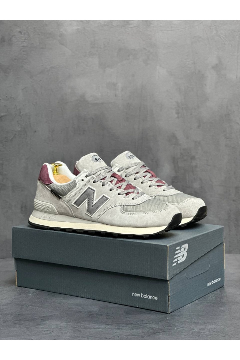 New Balance Кроссовки 574 "Arctic Grey Maroon"