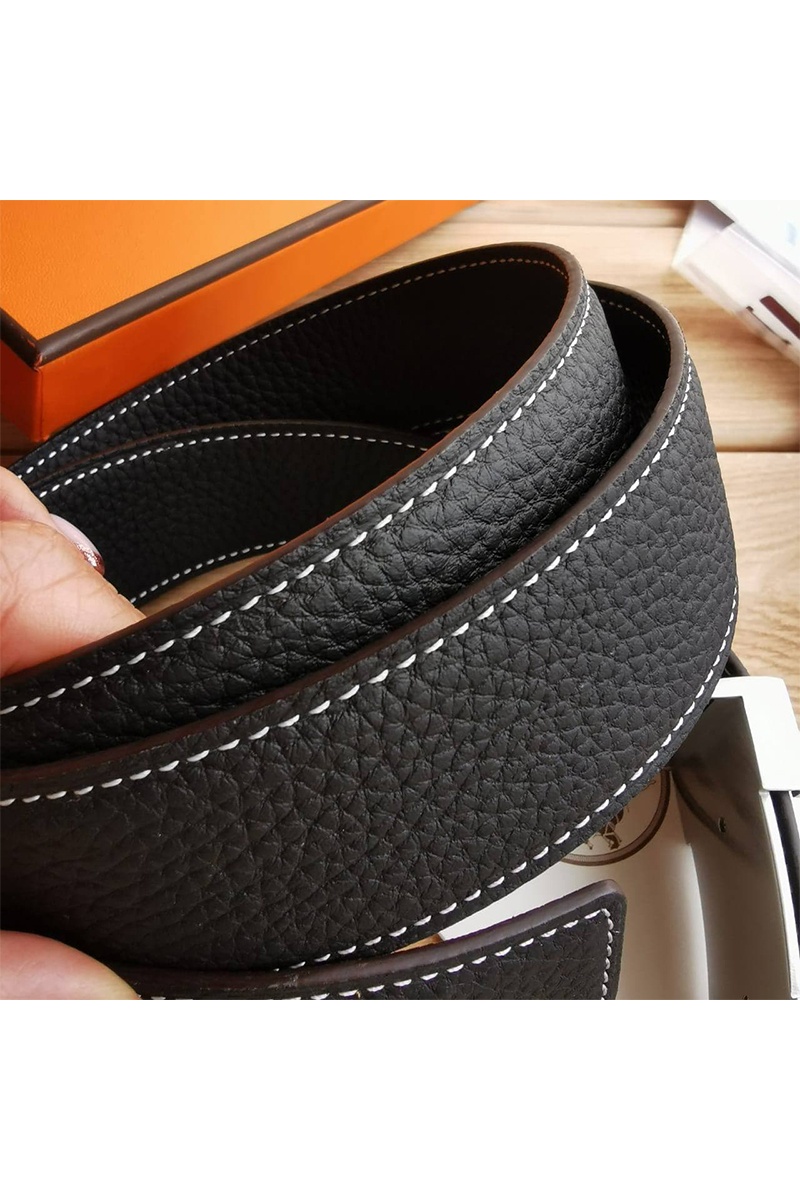 Hermes Кожаный ремень - Black