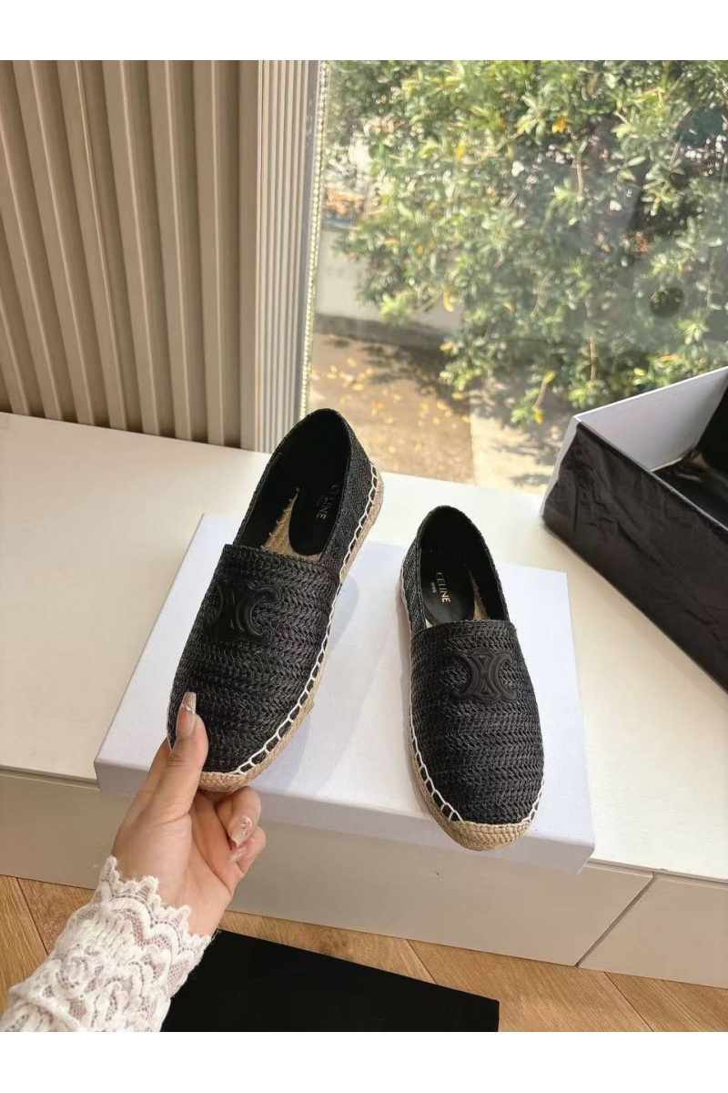 Celine Женские эспадрильи Premium - Black