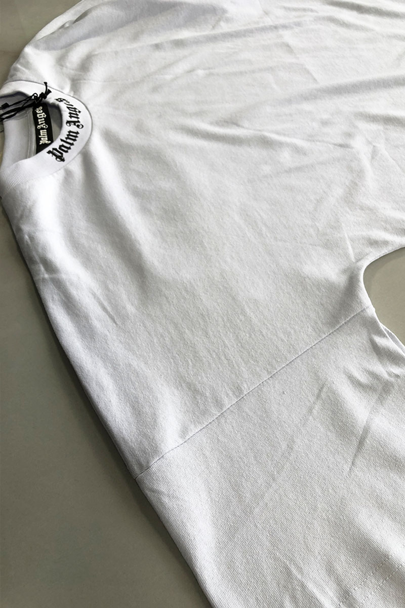 Palm Angels Белая оверсайз футболка logo-print