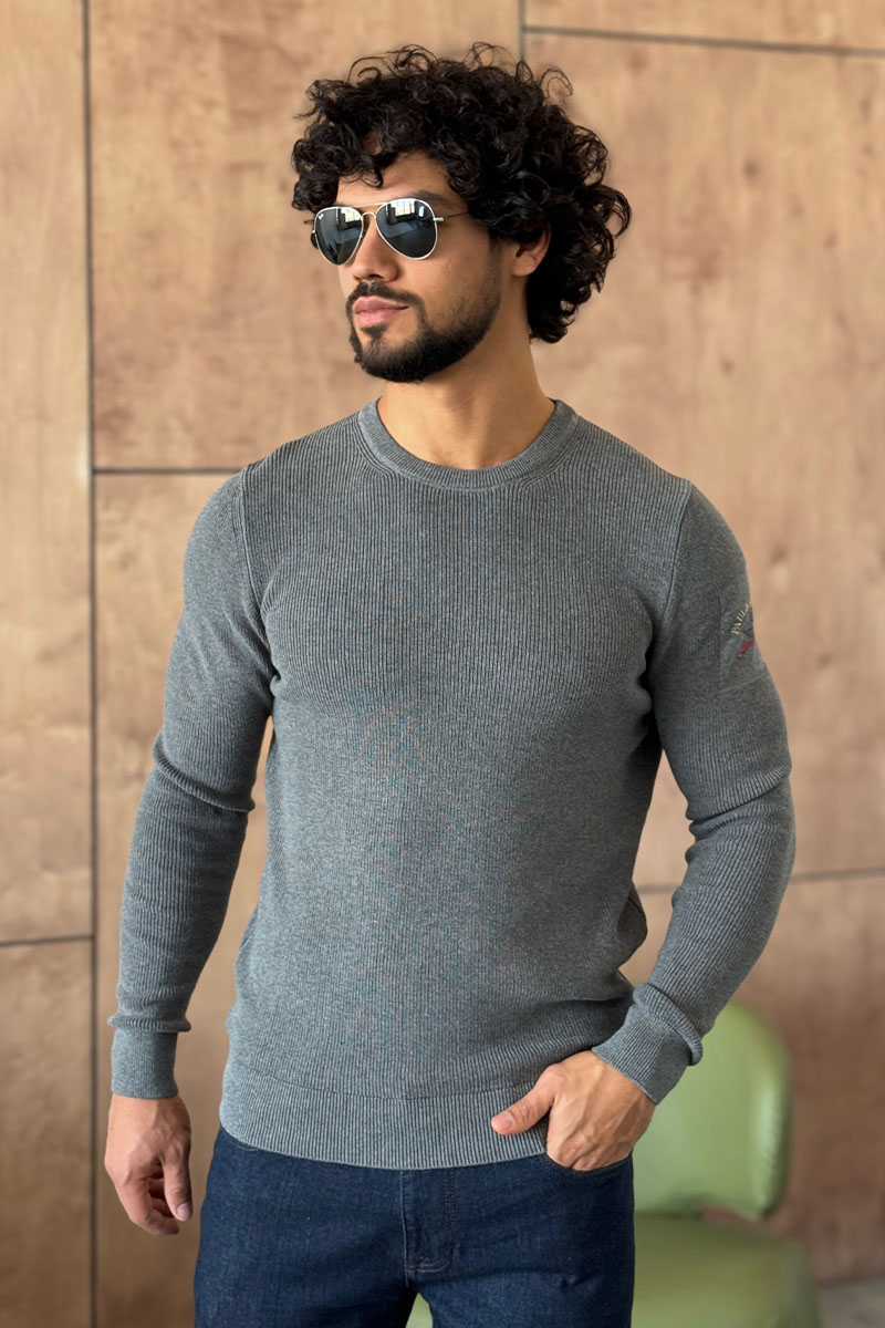 Paul & Shark Мужской серый джемпер 