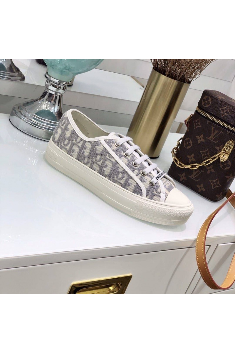 Dior Женские кроссовки Walk'n'Dior Oblique motif