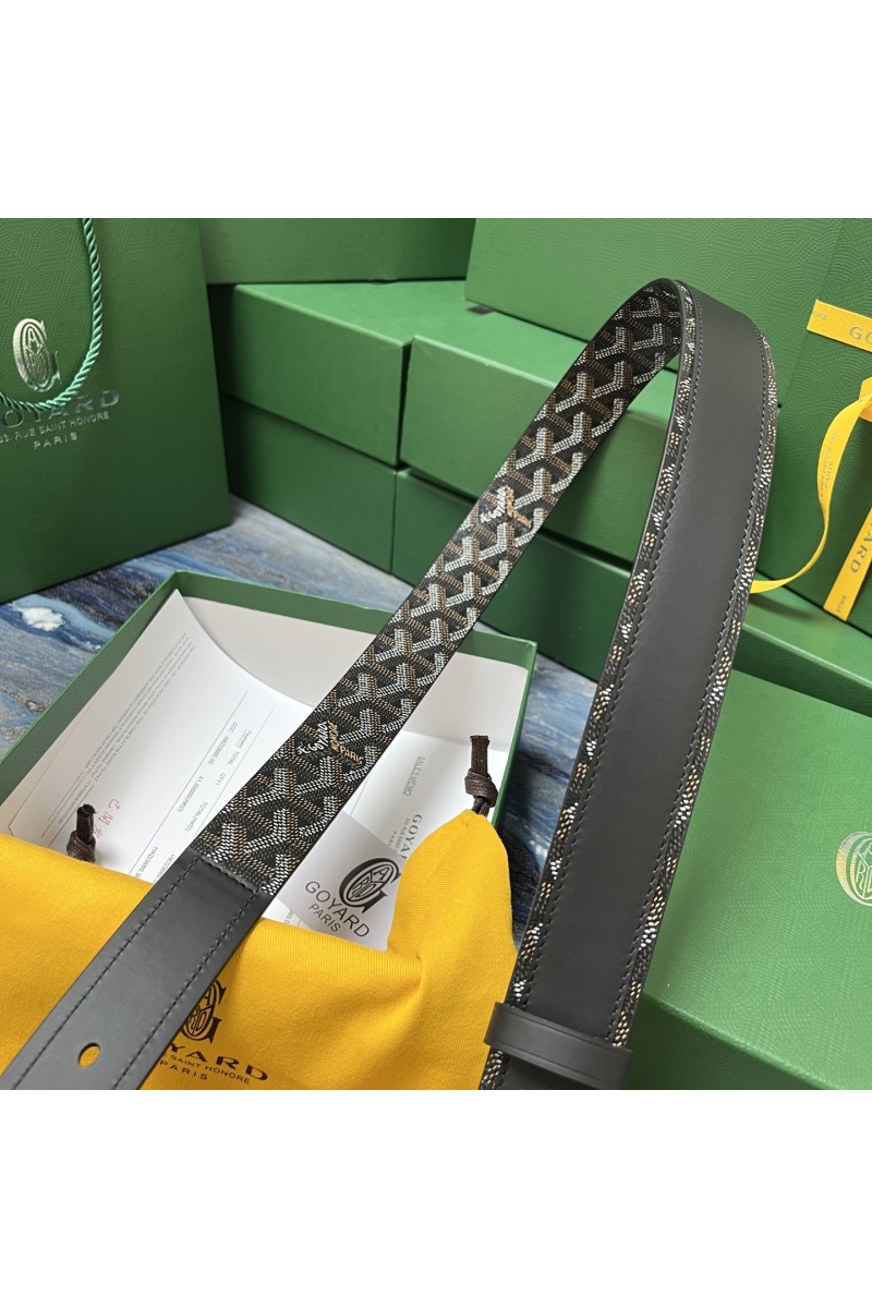 Designer Clothing Кожаный ремень Goyard Honore Goyardine premium