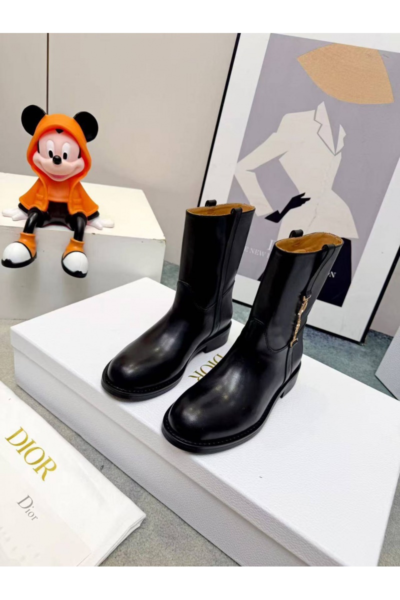 Dior Женские кожаные сапоги 