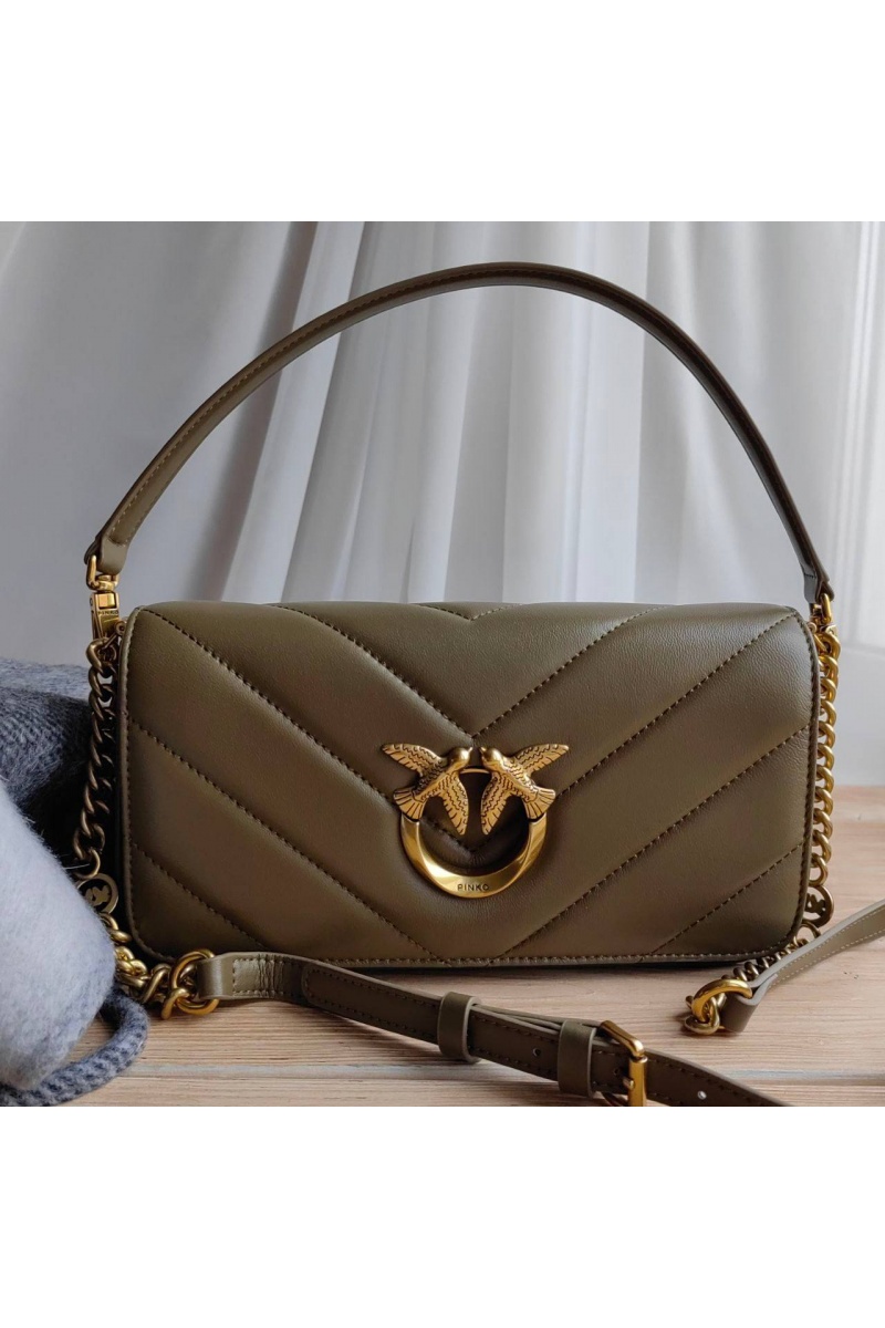  Женская сумка Mini Love Click Baguette 26x14 см (2 расцветки)