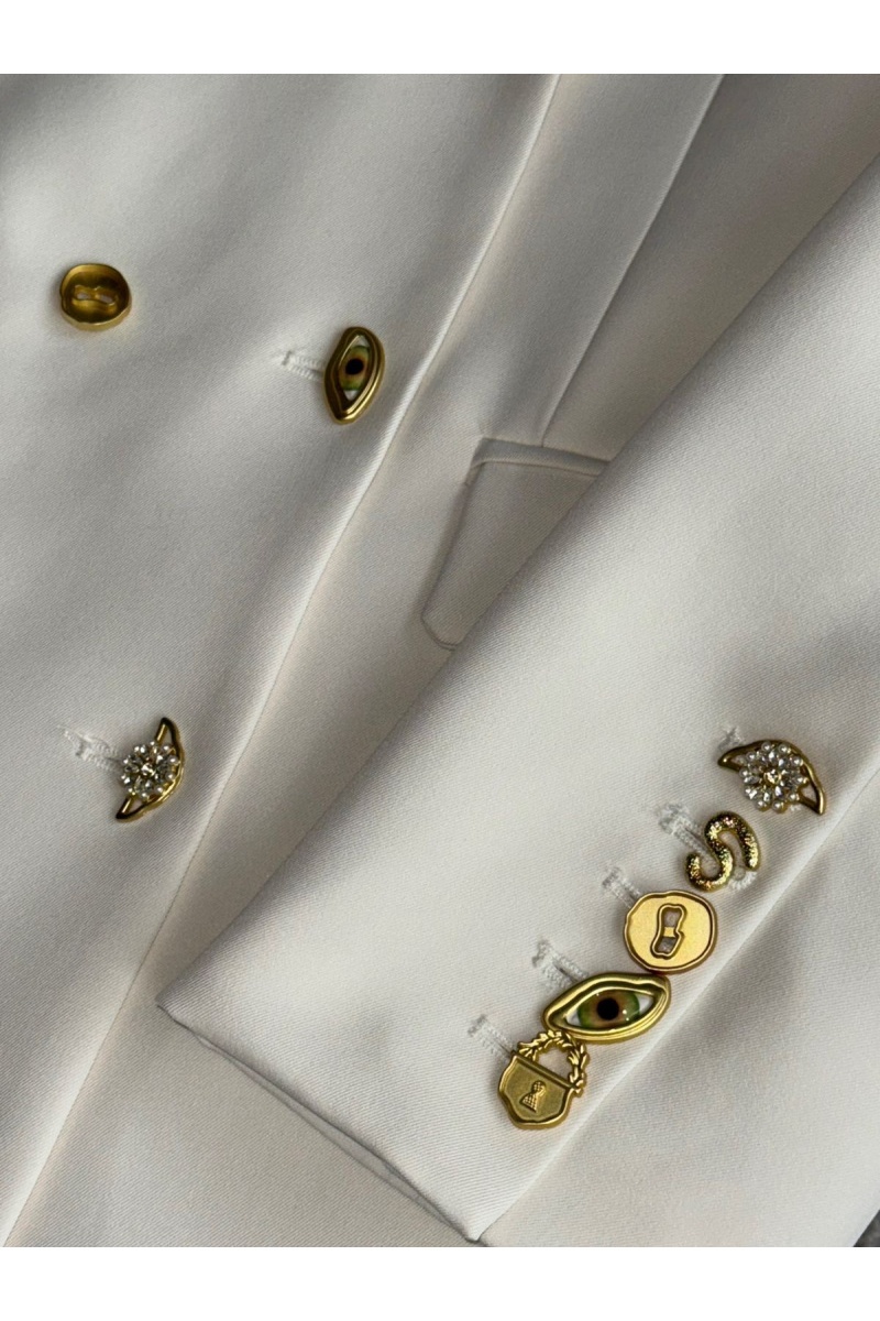 Schiaparelli Женский белый пиджак 