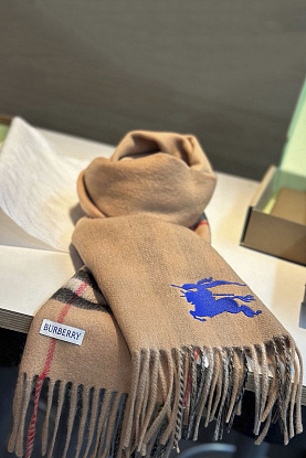 Шарф Check premium 182x30 см - Chestnut