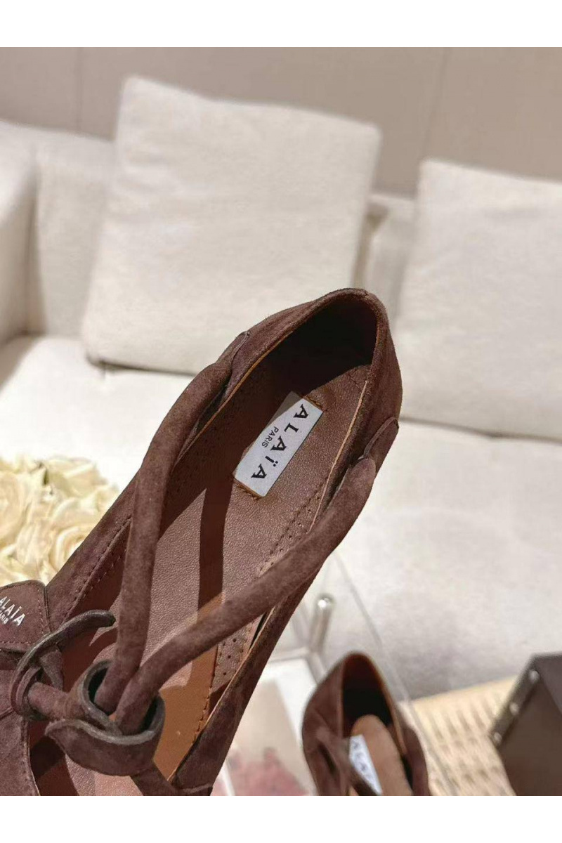 Designer Clothing Женские замшевые балетки Alaia