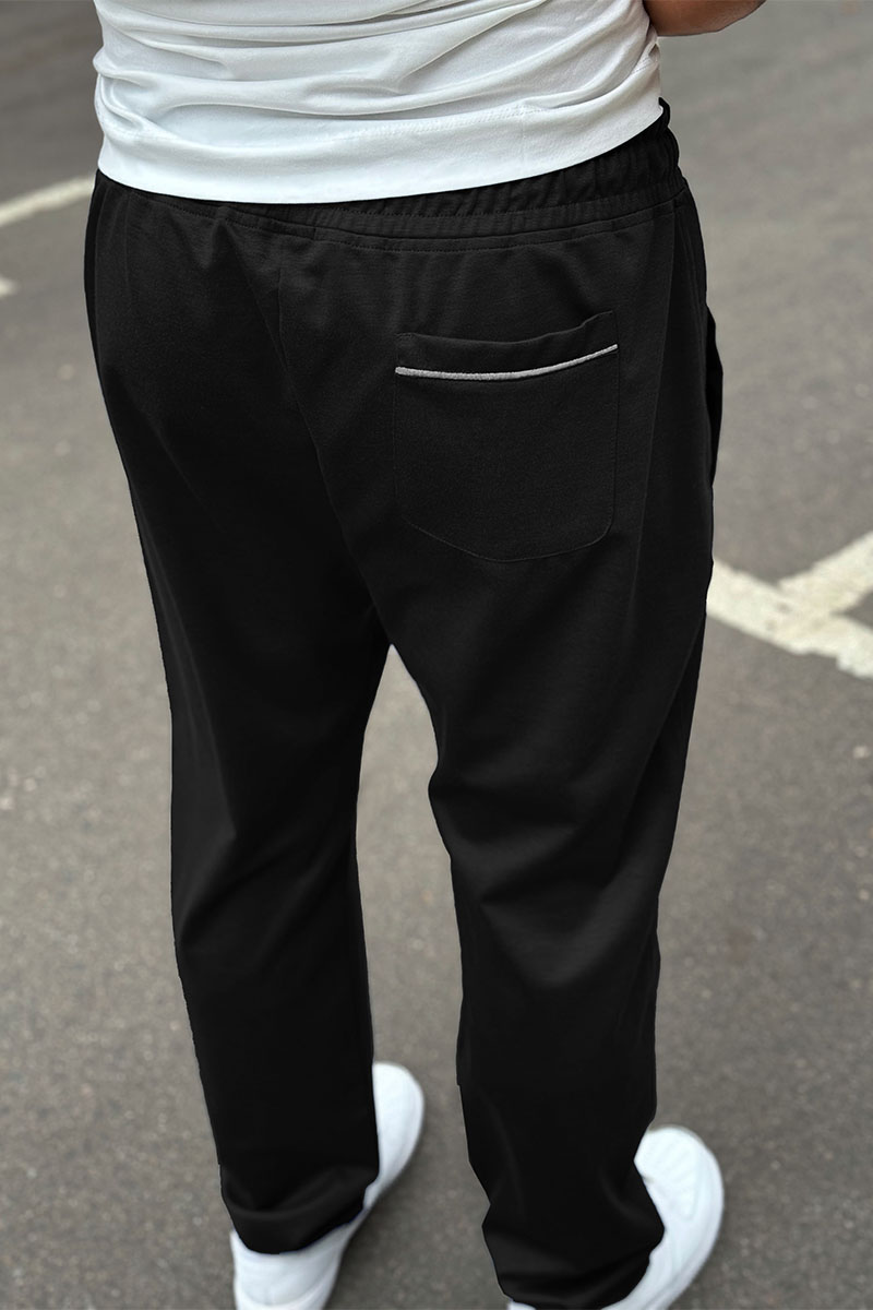 Brioni Чёрный спортивный костюм B-еmbroidery 