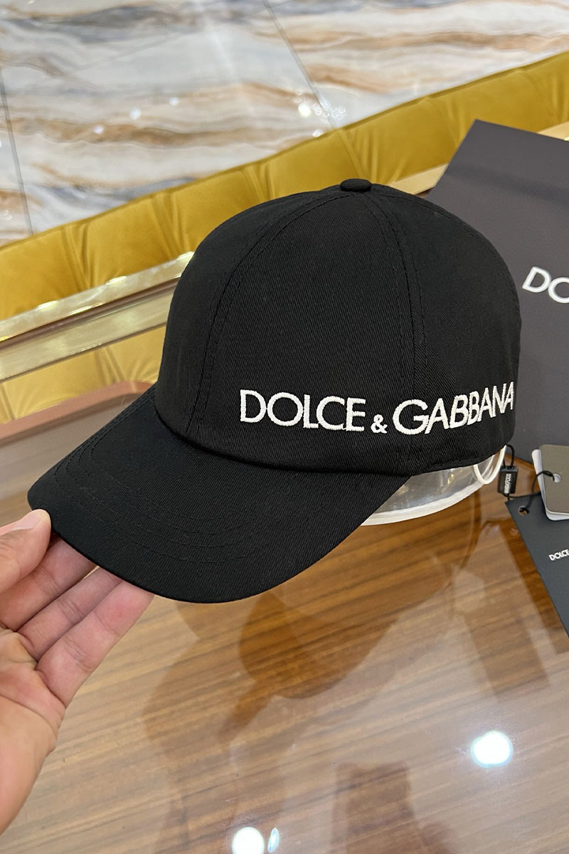Dоlсе & Gаbbаnа Бейсболка чёрного цвета logo-embroidered