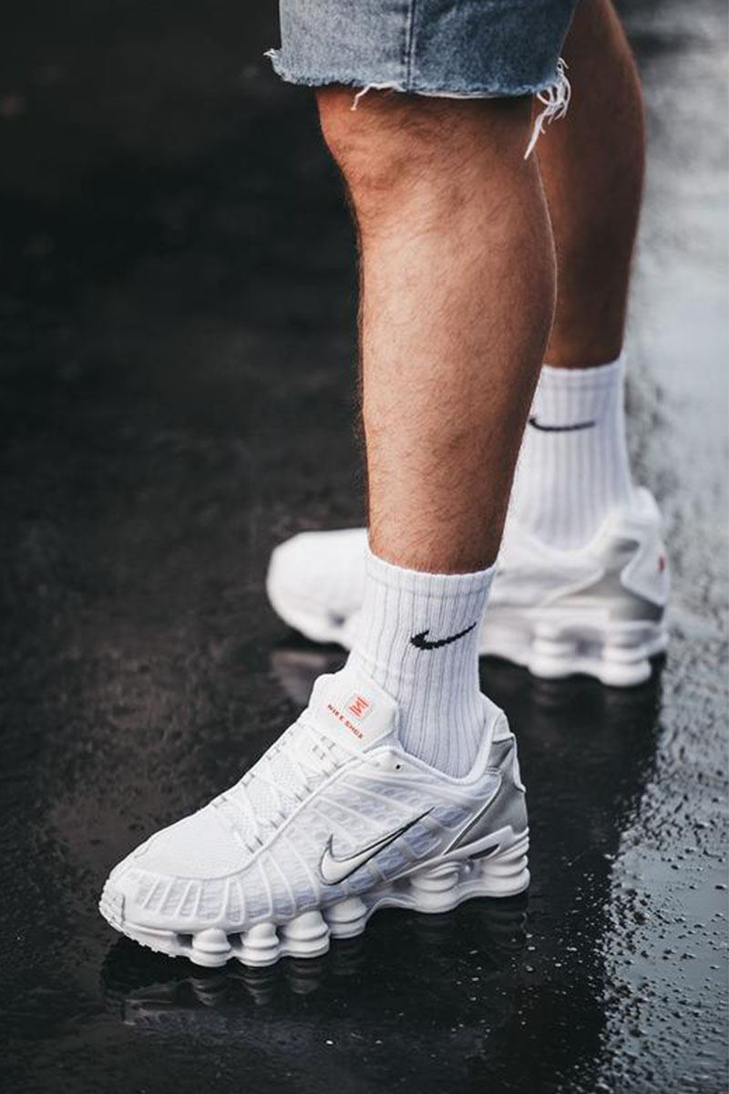 Nike Кроссовки Shox TL - White