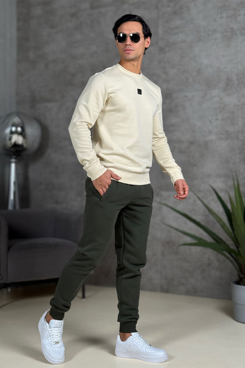 Hugо Воss Мужской свитшот Dettil - Beige 