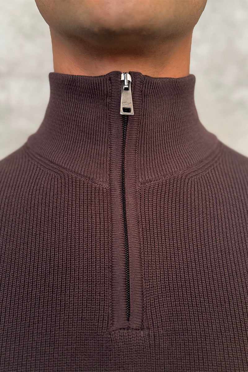 Paul & Shark Мужской джемпер zip-up - Brown 