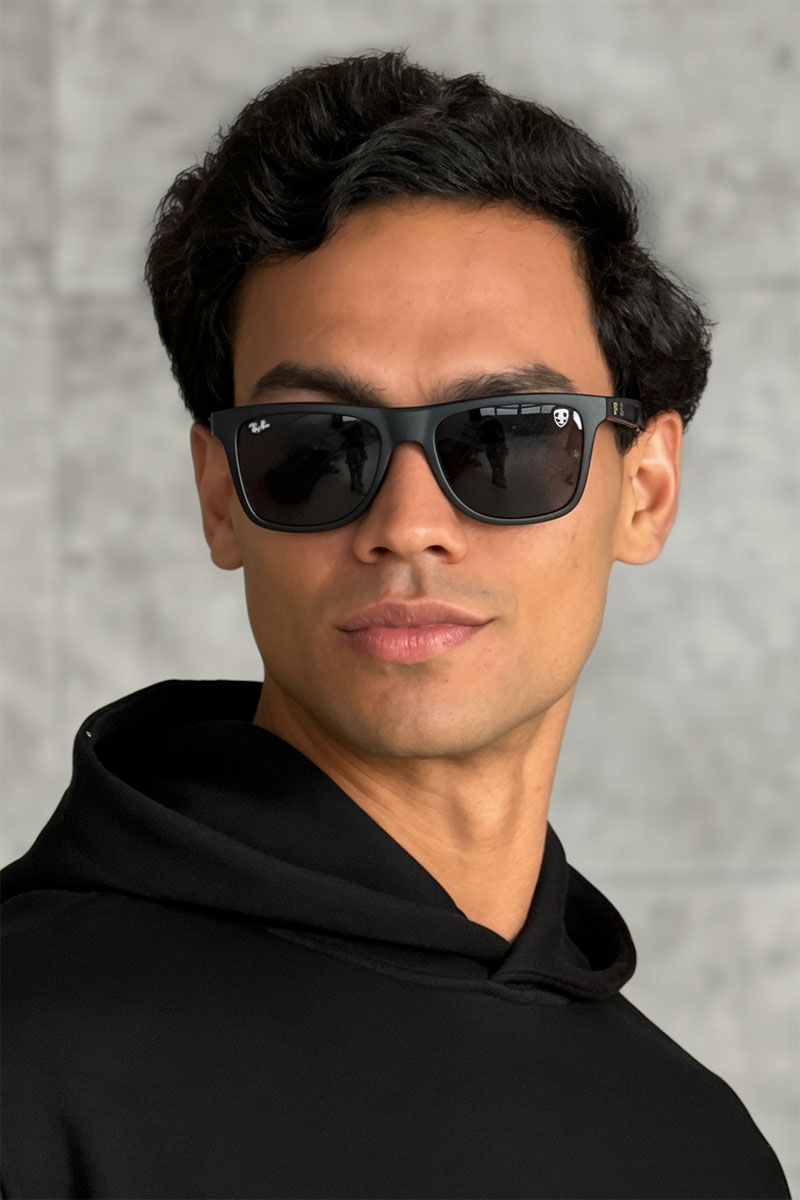 Ray Ban Солнцезащитные очки Scuderia Ferrari - Black