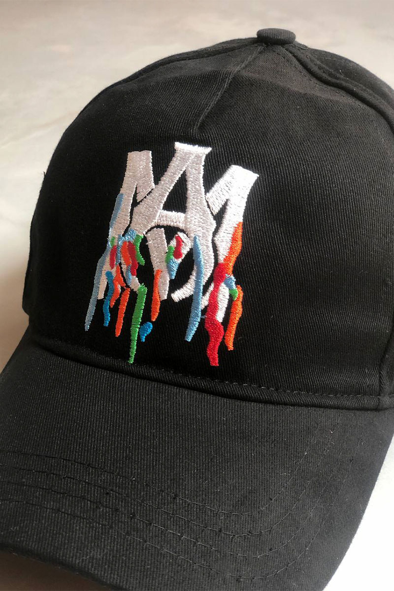 Amiri Мужская чёрная бейсболка
