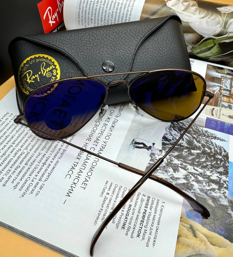 Ray Ban Солнцезащитные очки Aviator Large Metal