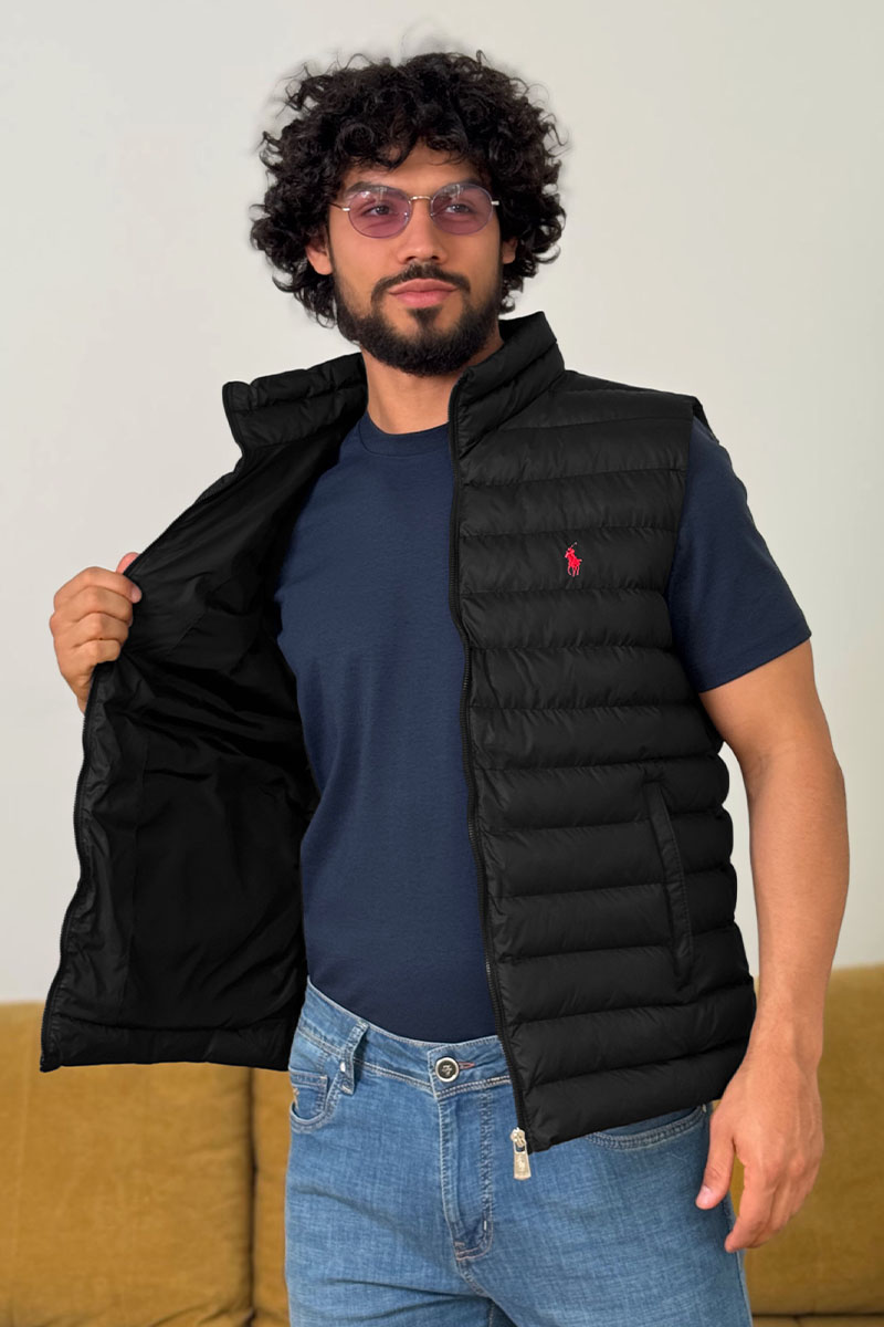 Polo Ralph Lauren Мужской жилет чёрного цвета 