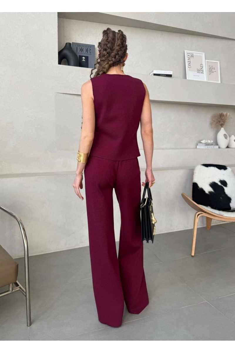 Schiaparelli Женский бордовый костюм premium
