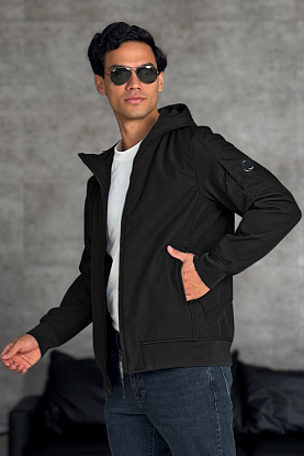 Чёрная ветровка Pro-Tek lens detail 