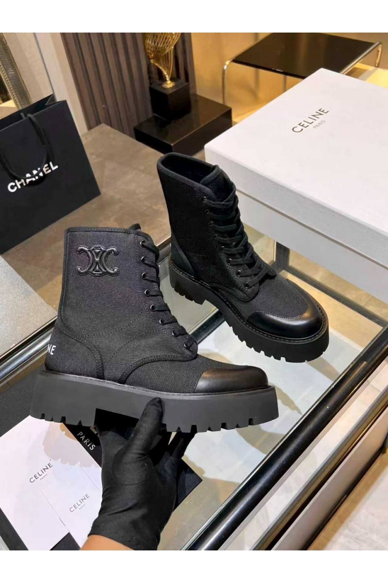 Celine Женские ботинки premium - Black