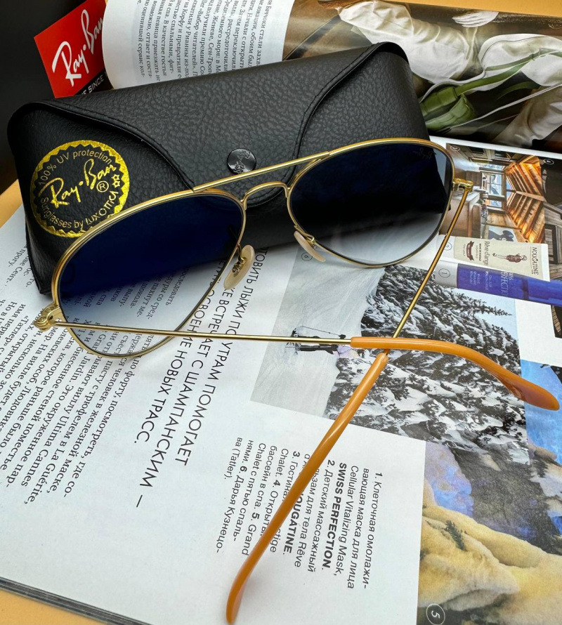 Ray Ban Солнцезащитные очки  Aviator Large Metal - Matte Frame