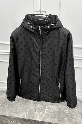 Мужская двусторонняя куртка Monogram - Black