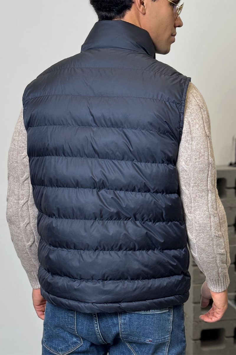 Hugо Воss Мужской тёмно-синий жилет 